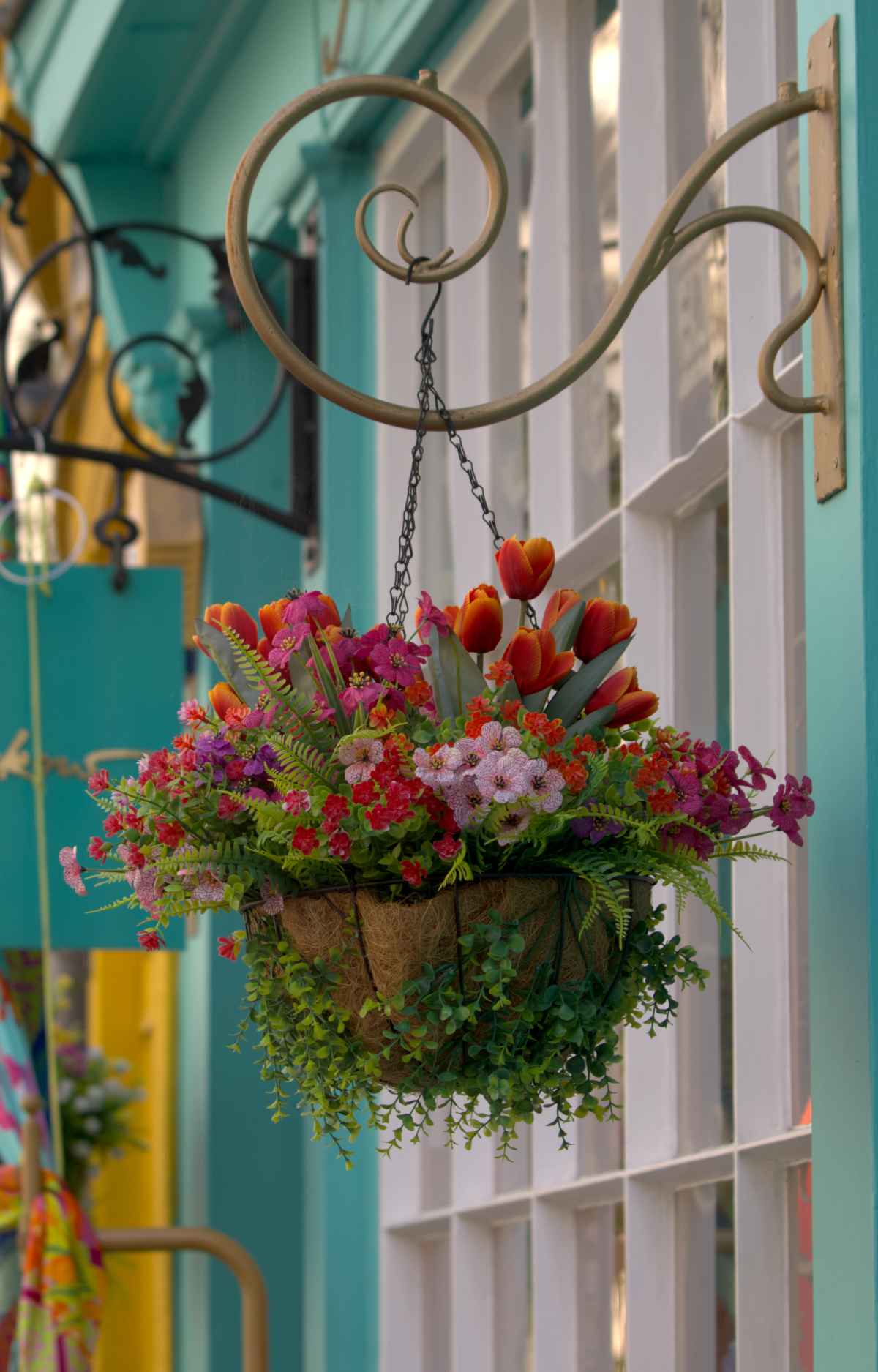Hanging flowers